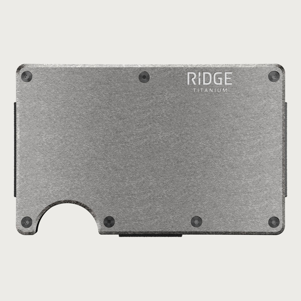 Ridge Wallet - Stonewashed Titanium