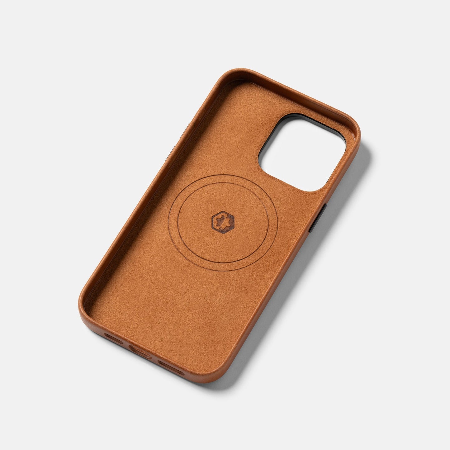 Ridge Phone Case - Tobacco Brown Leather - iPhone 15 Pro Max
