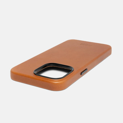 Ridge Phone Case - Tobacco Brown Leather - iPhone 15 Pro Max