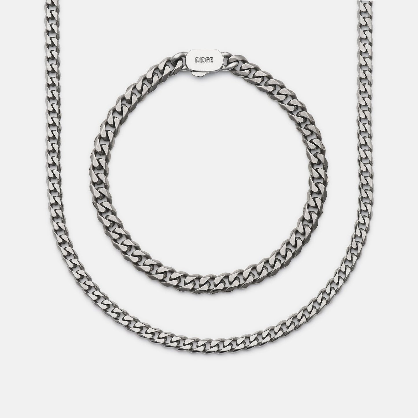 Curb Chain Kit - Titanium - Medium