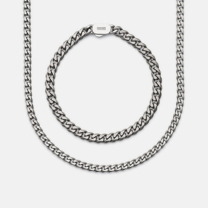 Curb Chain Kit - Titanium - Medium
