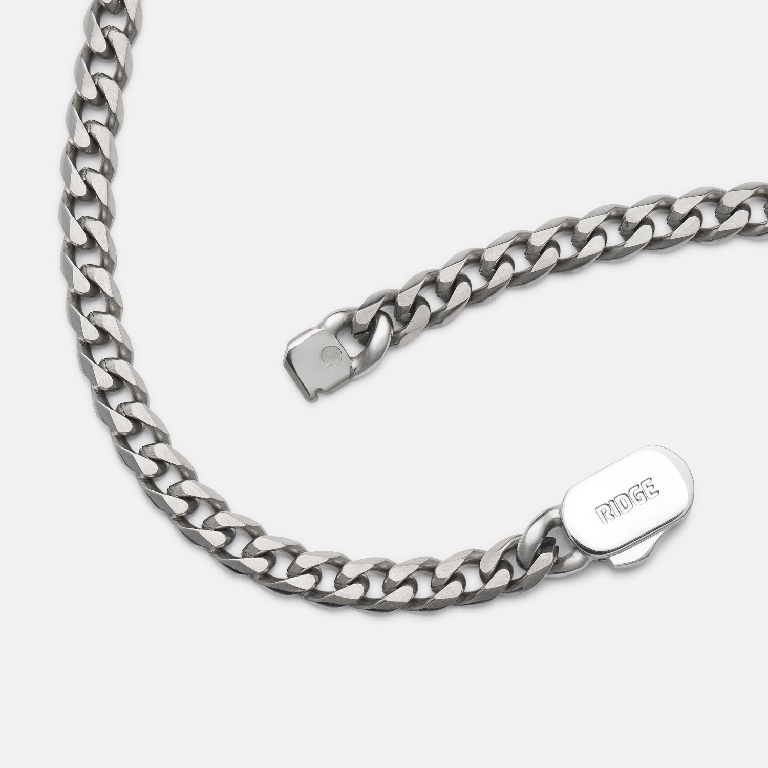 5mm Curb Chain - Titanium - 20"