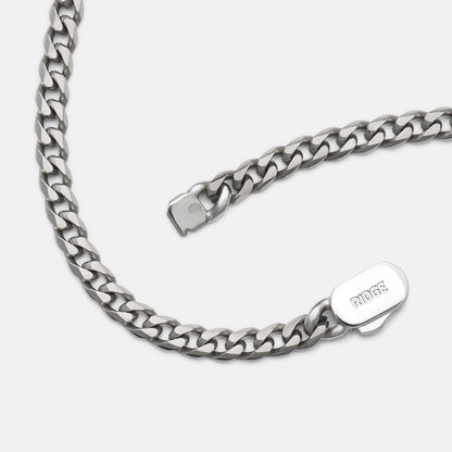 5mm Curb Chain - Titanium - 22"