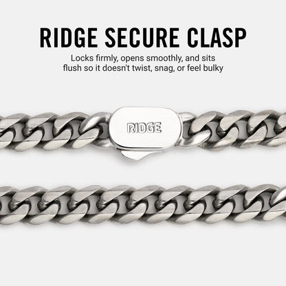 5mm Curb Chain - Titanium - 20"