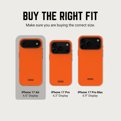 Ridge Phone Case - Basecamp Orange - iPhone Air