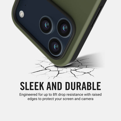 Ridge Phone Case - Matte Olive - iPhone 17 Pro