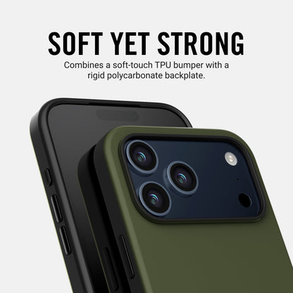 Ridge Phone Case - Matte Olive - iPhone 17 Pro