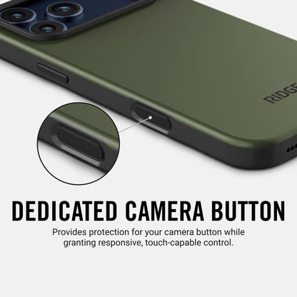 Ridge Phone Case - Matte Olive - iPhone 17 Pro
