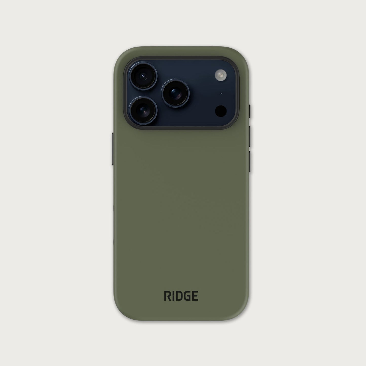 Ridge Phone Case - Matte Olive - iPhone 17 Pro