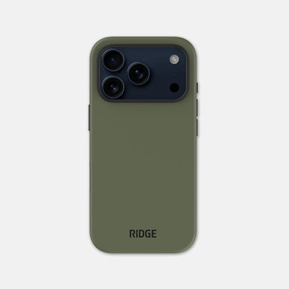 Ridge Phone Case - Matte Olive - iPhone 17 Pro