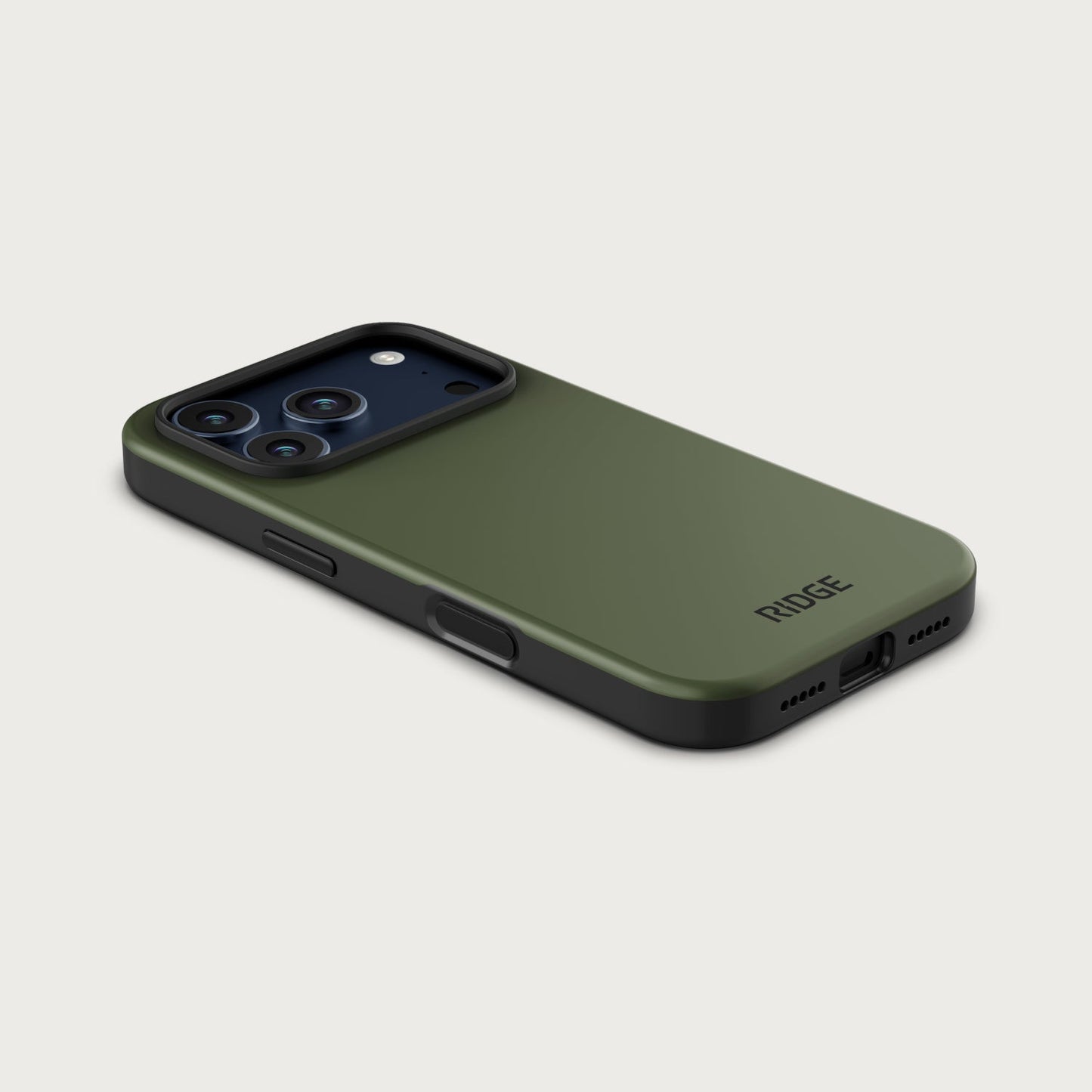 Ridge Phone Case - Matte Olive - iPhone 17 Pro