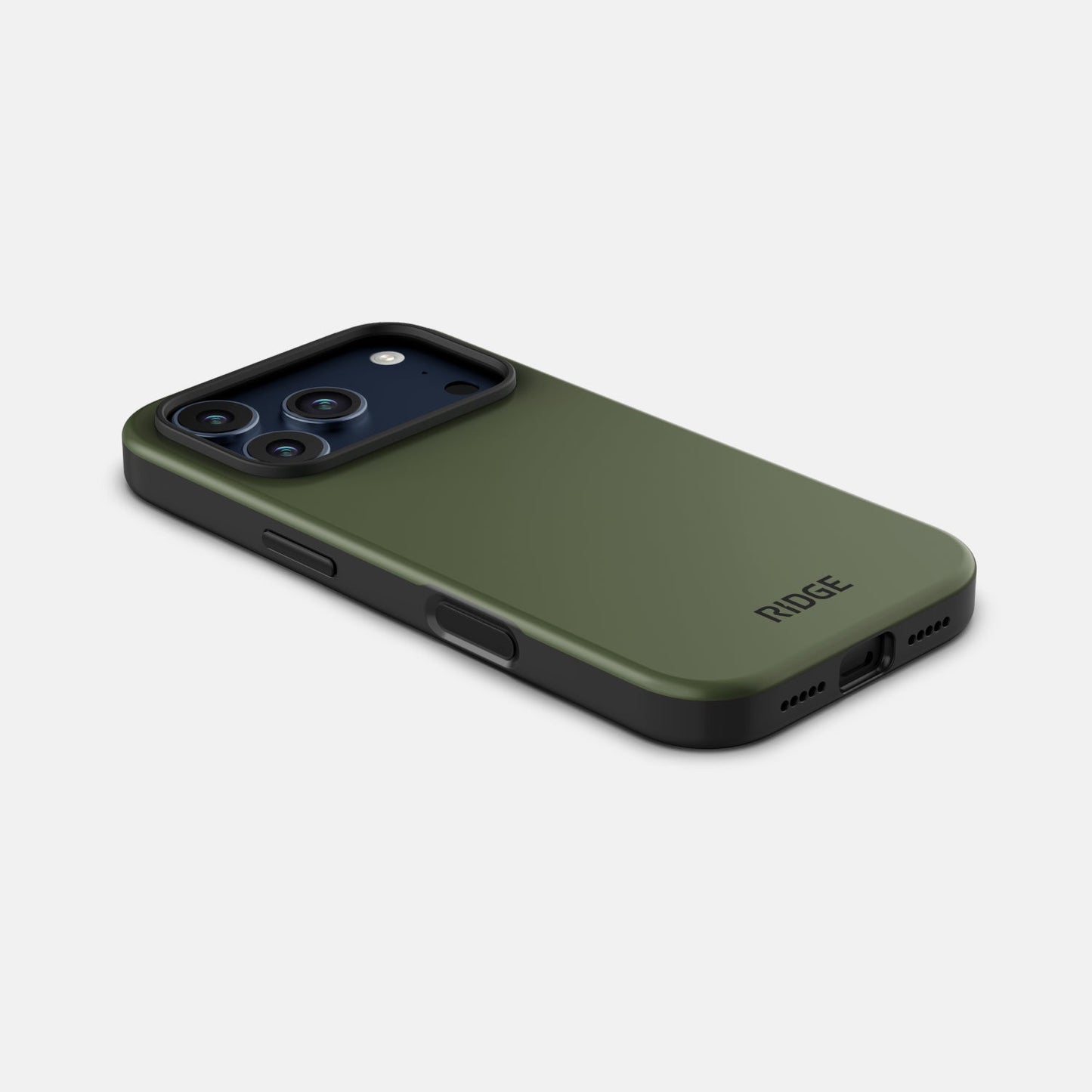 Ridge Phone Case - Matte Olive - iPhone 17 Pro
