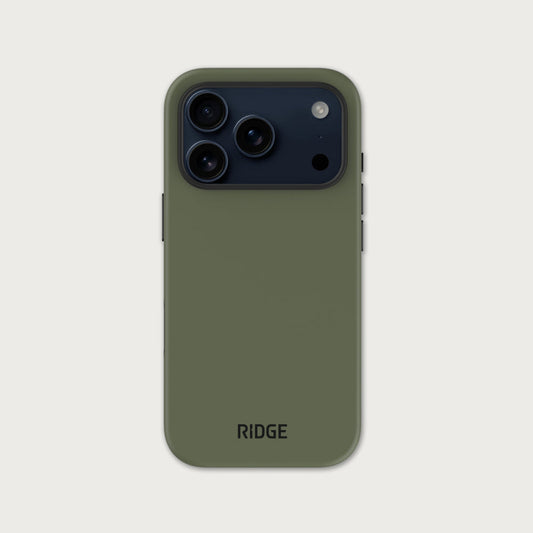 Ridge Phone Case - Matte Olive - iPhone 17 Pro