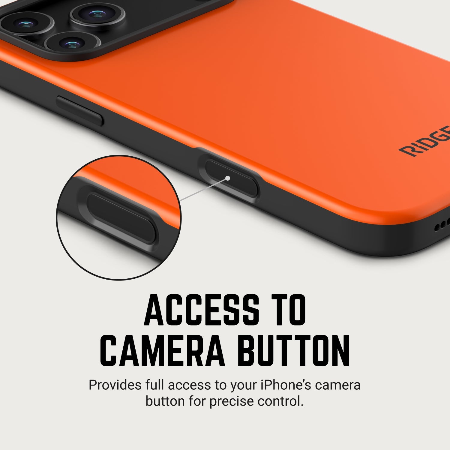 Ridge Phone Case - Basecamp Orange - iPhone 17 Pro