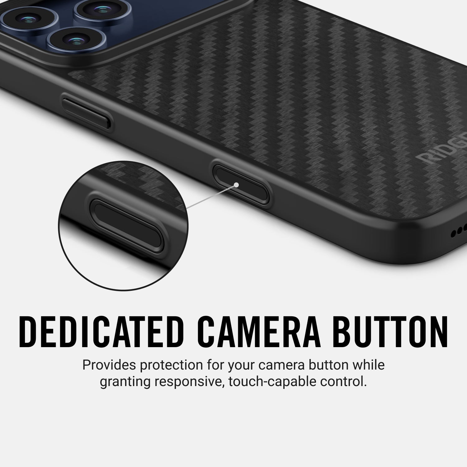 Ridge Phone Case - Carbon - iPhone 17 Pro Max